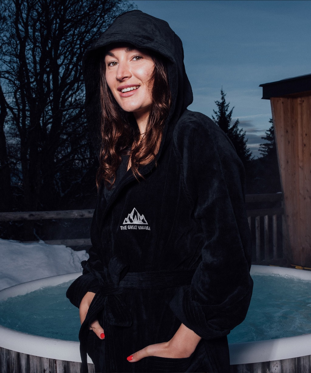 The Great Valluga, Bademantel